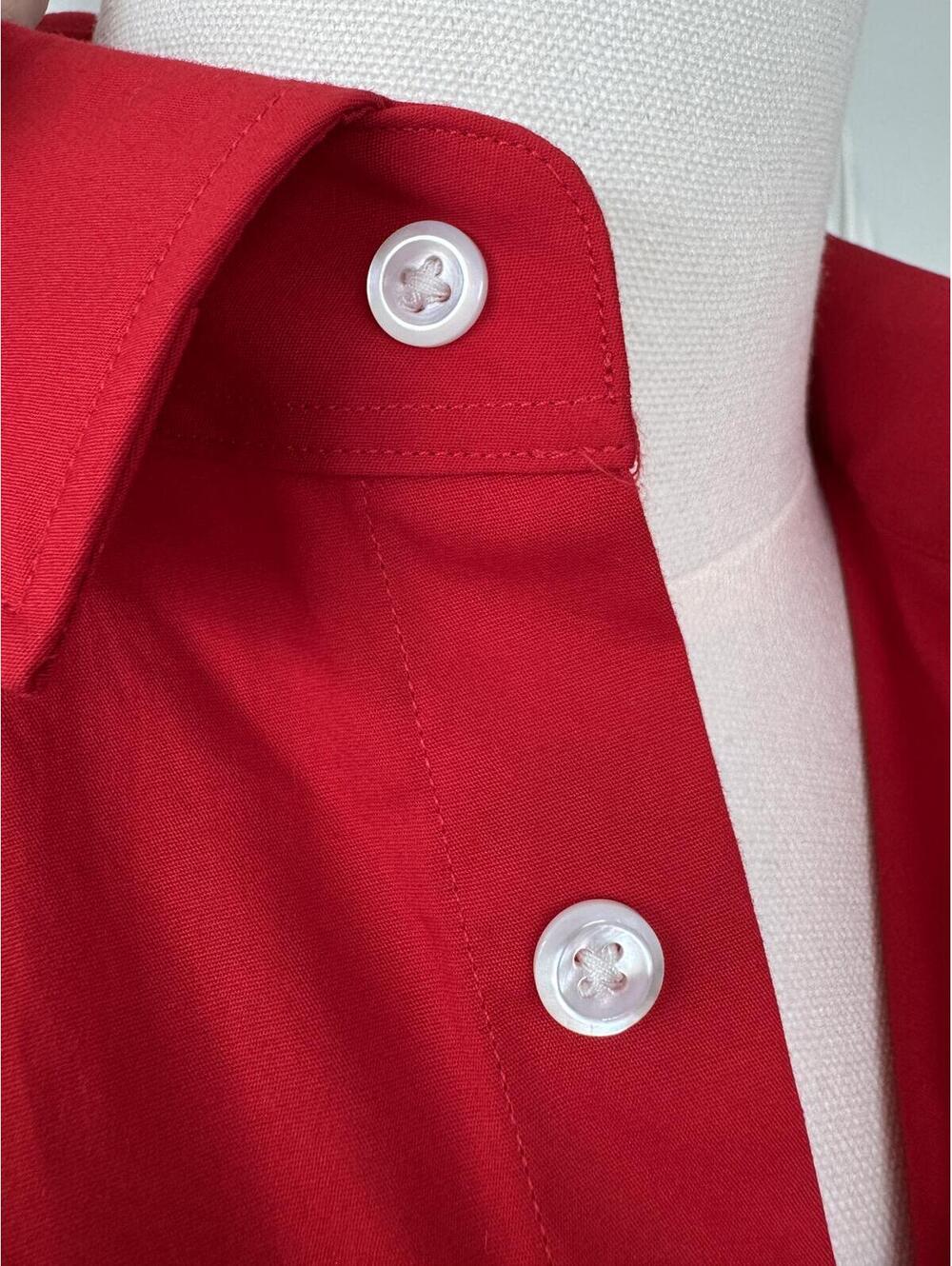 Polo Ralph Lauren Red Short Sleeve Button Up Shirt NWT Size 8 - Picture 6 of 11